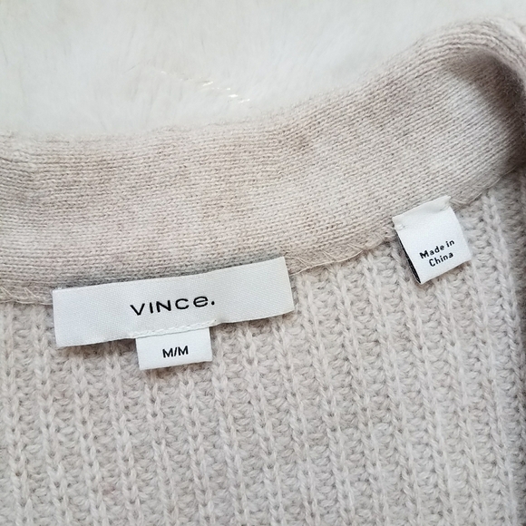 VINCE Wool/Cashmere Blend Cardigan - Picture 6 of 9